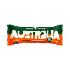 BARRA AUST. PROTEIN MAX ALMOND CHOC.70G
