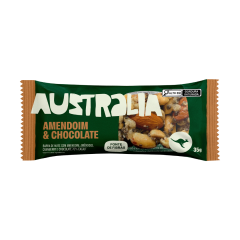 BARRA AUSTRALIA NUTS AMENDOIM & CHOCO35G