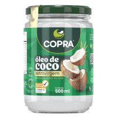 OLEO DE COCO EXTRA VIRGEM COPRA 500ML