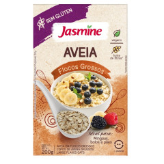 AVEIA FLOCOS GROSSOS S/ GLUTEN JASM 200G