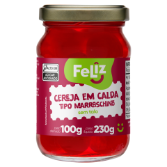 CEREJA VERMELHA  FELIZ 100G