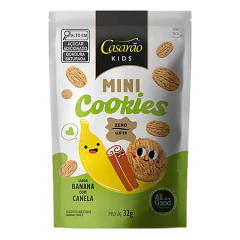 COOKIES DE BANANA C/ CANELA 32G
