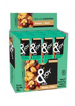 BARRA &JOY ZERO BANANA/NOZES 25G