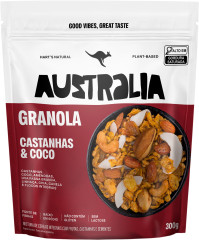 GRANOLA AUSTR. CAST. MELADO CANELA 300G