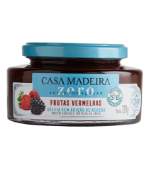 GELEIA ZERO FRUTAS VERMELHAS 220G