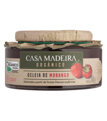 GELEIA ORGÂNICA MORANGO C/ PEDAÇOS 240G