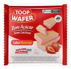 WAFER  ZERO ACUCAR MORANGO 32G