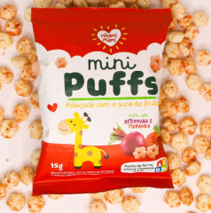 MINI PUFFS BETERRABA MORANGO15G