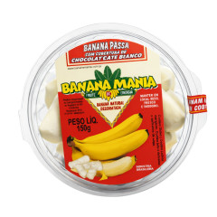 BANANA PASSA CHOC. BRANCO  150G