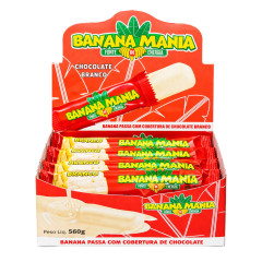 BANANA PASSA CHOC. BRANCO 28G