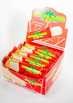 BANANA PASSA CHOC. BRANCO 28G