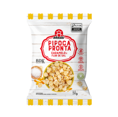 PIPOCA PRONTA CARAMELO E FLOR DE SAL 50G