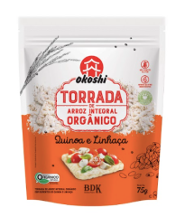 TORRADAS ARROZ ORG  QUINOA  LINHAÇA 75G