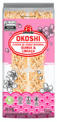 OKOSHI INT QUINOA E LINHACA 120G