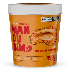 PASTA DE AMENDOIM INTEGRAL 450G