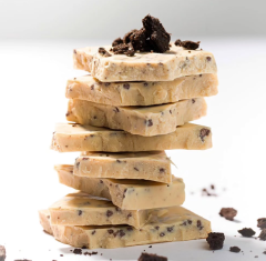 BARRA DE CHOCOLATE BRANCO COOKIES 80G
