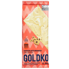 BARRA DE CHOCOLATE BRANCO COOKIES 80G