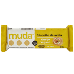 BISC. SO DE AVEIA QUEIJO VEGANO 100G