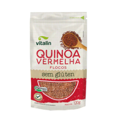 QUINOA REAL VERMELHA FLOCOS ORG. 120G
