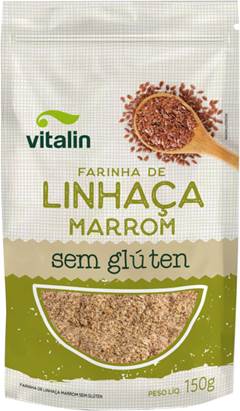 LINHAÇA MARROM FARINHA INTEGRAL 150G