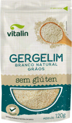 GERGELIM BRANCO NAT. GRÃO INTEGRAL 120G