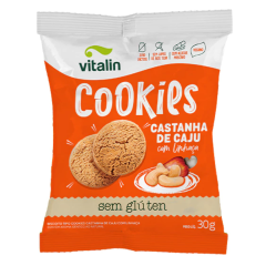 COOKIES LINHAÇA DOURADA CASTANHA 30G