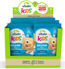 BOLINHO VITALIN KIDS BAUNILHA 30G