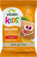 BOLINHO VITALIN KIDS LARANJA 30G