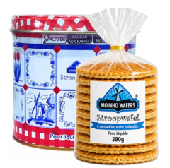 BISCOITO STROOPWAFEL LATA 280G