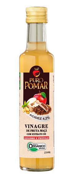 VINAGRE FRUTA MAÇÃ ORG GENG. PROP  250ML