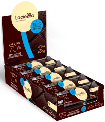 CHOC.  LACIELLA 70% CACAU ZERO 20G