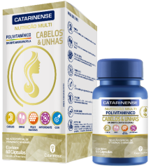 POLIVIT CABELOS E UNHAS CAT MULTI 60 CPS