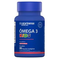 OMEGA 3 KIDS MASTIGAVEL CEREJA 30 CPS