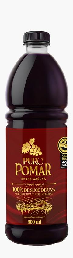 SUCO DE UVA TINTO INTEGRAL PET 900ML