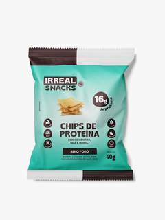 IRREAL SNACKS ALHO PORÓ  40G