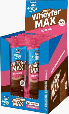 CHOCO WHEYFER MAX MORANGO + MU 50G