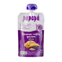 PAPINHA ORG. BANANA MIRTILO QUINOA 100G