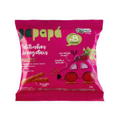 BISCOITO INFANTIL ORG. BETERRABA 20G