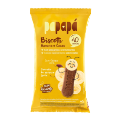BISCOITO INF.  BANANA E CACAU 60G