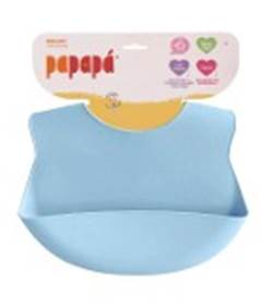 BABADOR INFANTIL COM BOLSO - AZUL