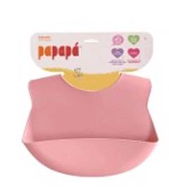 BABADOR INFANTIL COM BOLSO - ROSA