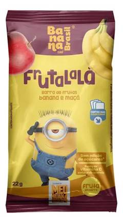 BARRA FRUTAS  FRUTALALÁ BANANA MAÇÃ 22G