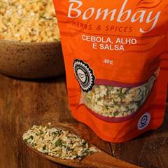 CEBOLA  ALHO E SALSA BOMBAY POUCH 40G