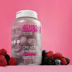 CREATINA - FRUTAS VERMELHAS - 60 GOMAS