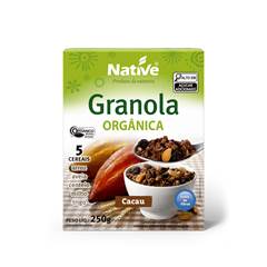 GRANOLA ORGÂNICA NATIVE C CACAU  250G
