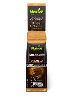 CHOCOLATE 50% ORG NATIVE 25G