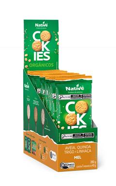 COOKIES AVEIA E MEL ORG NATIVE  40G
