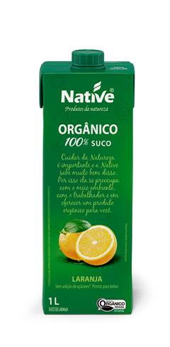 SUCO LARANJA ORG.  1LT