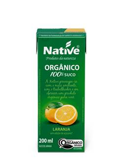 SUCO LARANJA ORG.  200ML