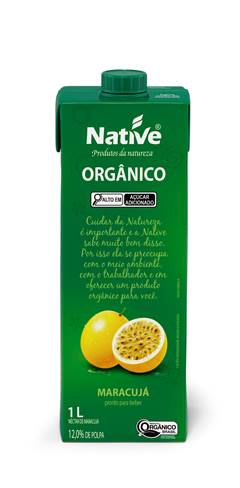 NECTAR DE MARACUJA ORGÂNICO 1LT